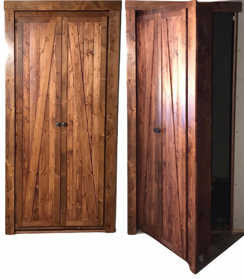 Hidden Barn Style Bookcase Door - Hide-A-Way-Doors