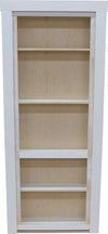 28" x 80" Paint Grade Hidden Bookcase Door Unfinished Inswing Left - Hide-A-Way-Doors