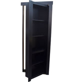 Hidden Door Ready to Ship 36" x 80" Out Swing Left Painted Satin Black