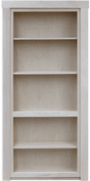 Ready to ship 32" x 80" In swing Left Unfinished Standard Maple Bookcase Door