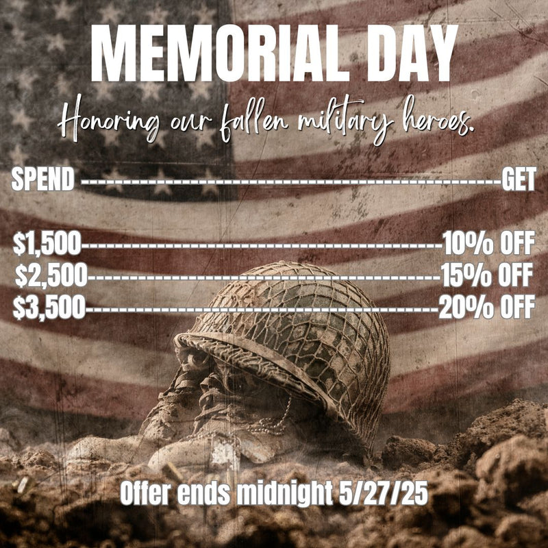 memorial day sale banner 2025