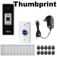 Thumbprint scanner for locking systems