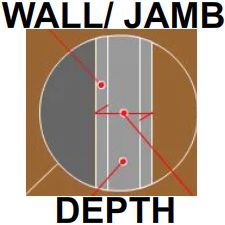 Jamb/ Wall Depth - Hide-A-Way-Doors