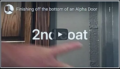 Alpha hidden door finish video icon