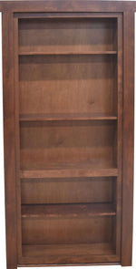Hidden Bookcase Door 36" x 80" In-swing Right Stained - Hide-A-Way-Doors