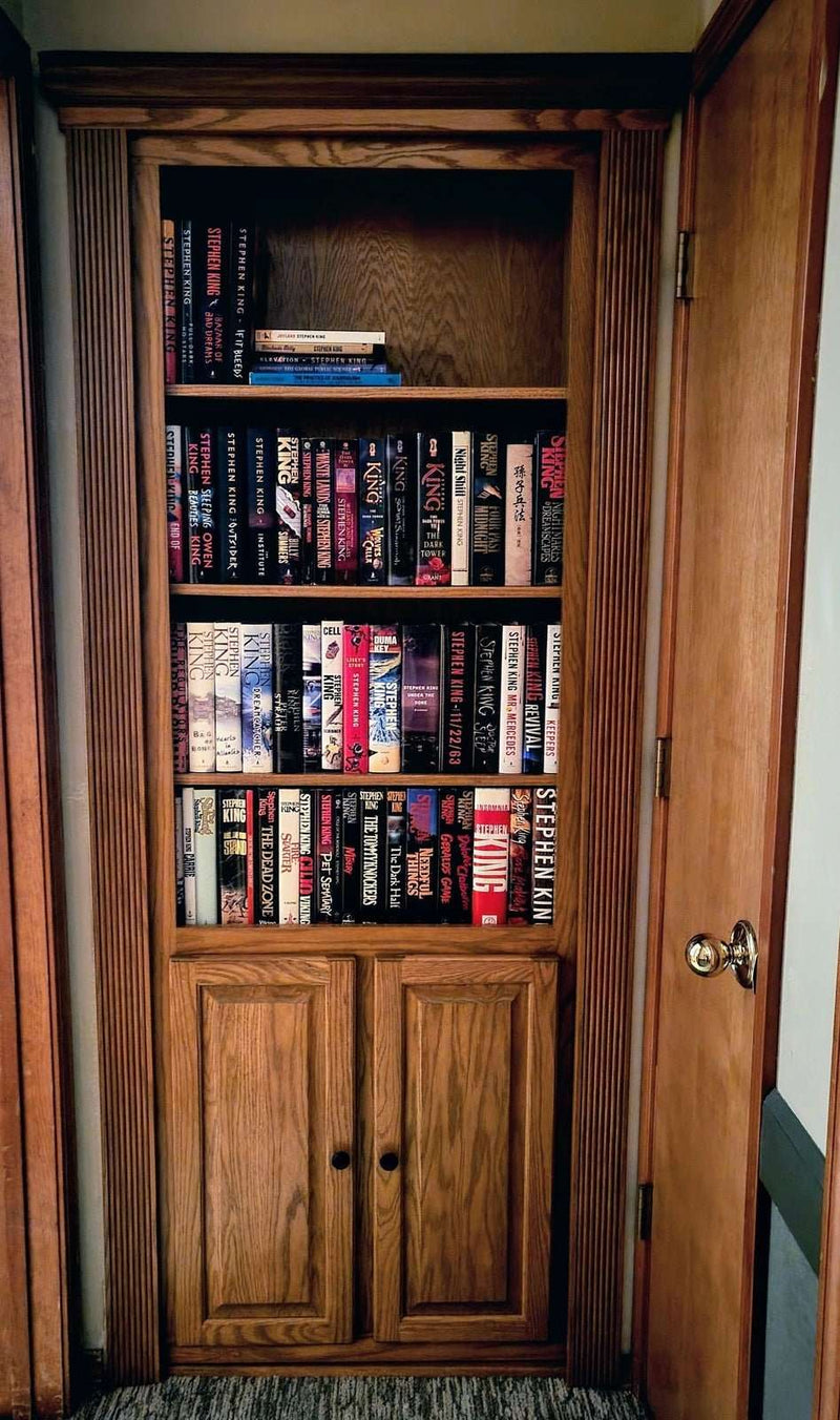Hidden Door 28"x 80" Red Oak - Hide-A-Way-Doors