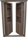 Hidden French Door - 48"x 80" - Red Oak - Hide-A-Way Doors - Hide-A-Way-Doors