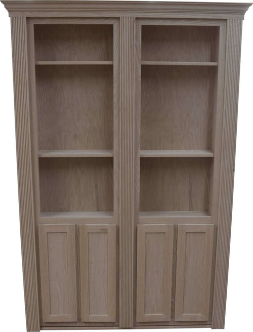 Hidden French Door - 48"x 80" - Red Oak - Hide-A-Way Doors - Hide-A-Way-Doors