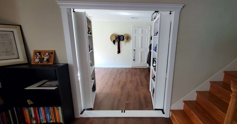 Bookcase French Door - Hide-A-Way-Doors
