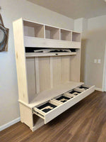 6' Hall Tree with secret compartments