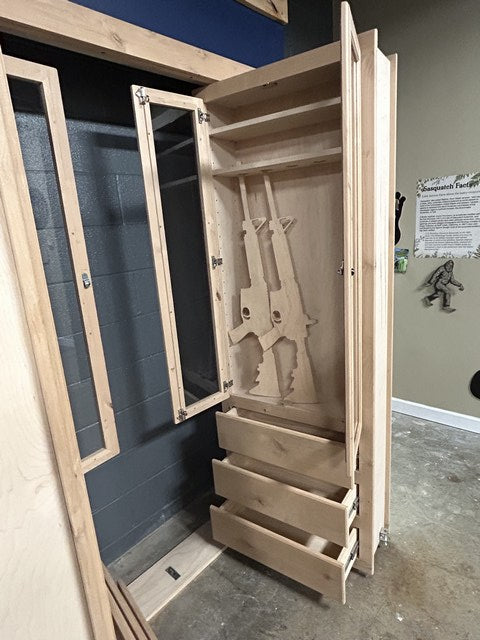 Closet Gun Case Door