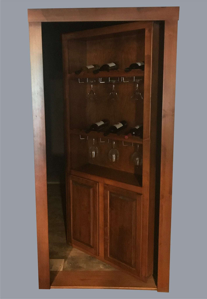 Single Wine Glass Door - Hide-A-Way-Doors