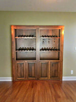 double winde glass hidden door