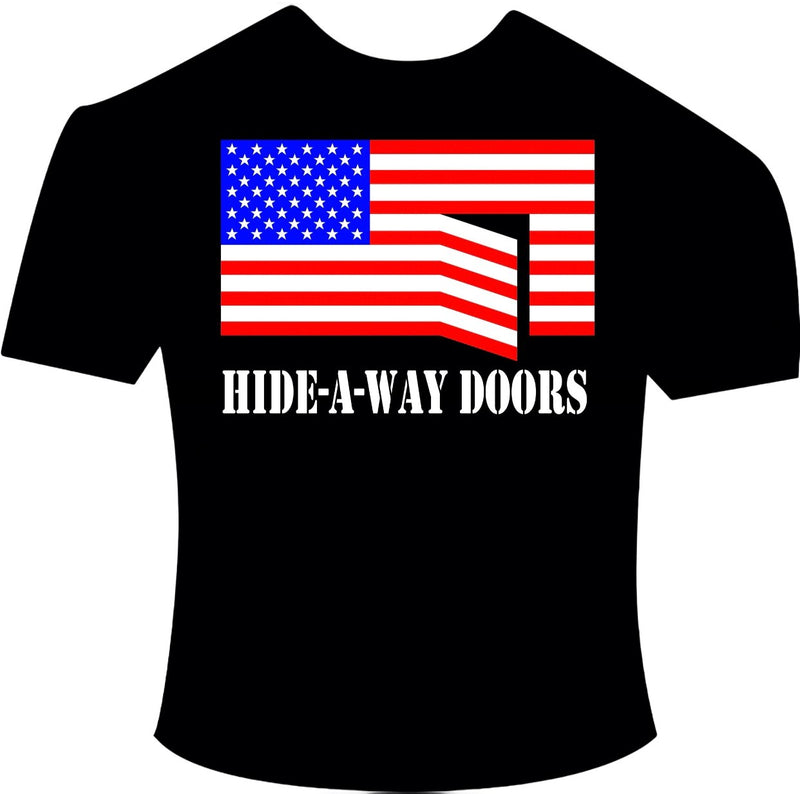 American Pride HAWD T-Shirt - Hide-A-Way-Doors