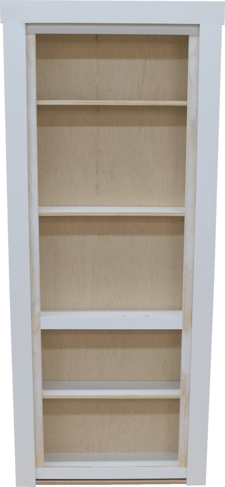 Hidden Bookcase Door 28x 80 Paint Grade Unfinished - Hide-A-Way-Doors