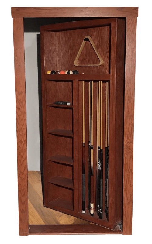 Hidden Pool Cue Door - Hide-A-Way-Doors