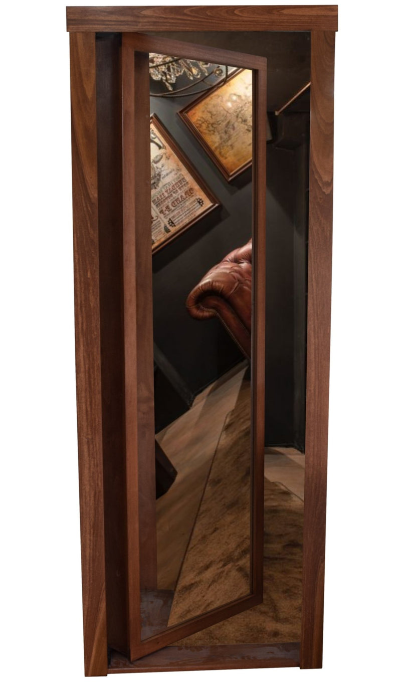 Mirror Bookcase Door - Hide-A-Way-Doors