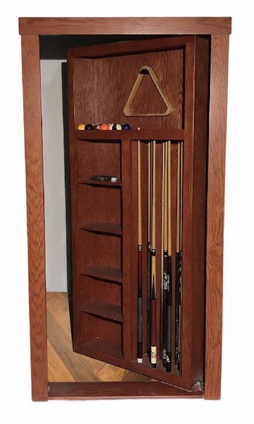 Standard Pool Cue Door - Hide-A-Way-Doors